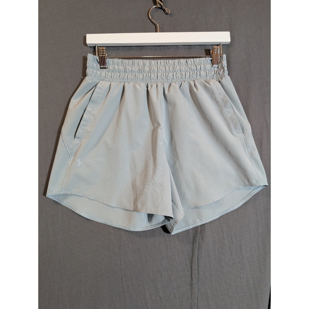 Under Armour Athletic Shorts Size Small Premium‎ Navy Gray Flat Front